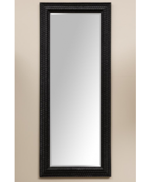 Miroir noir rectangulaire