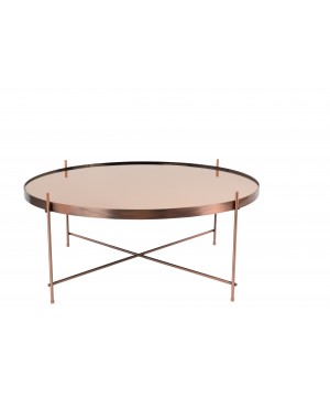 Table basse cuivre